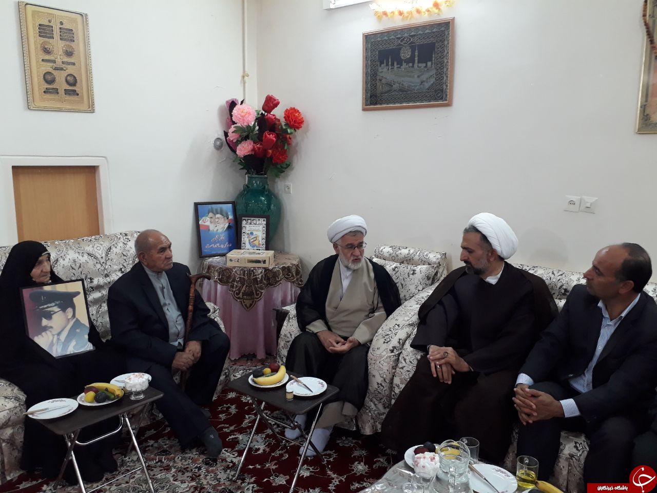 دیدار رئیس سازمان قضایی نیرو&zwnj;های مسلح کشور با خانواده شهید فراهان