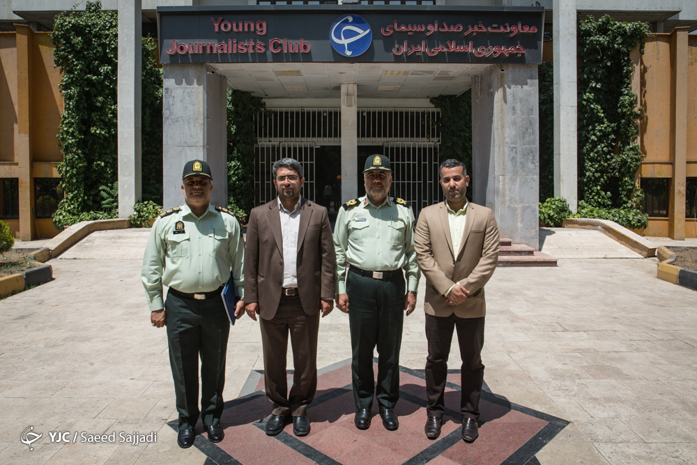 رئیس پلیس پایتخت از باشگاه خبرنگاران جوان بازدید کرد
