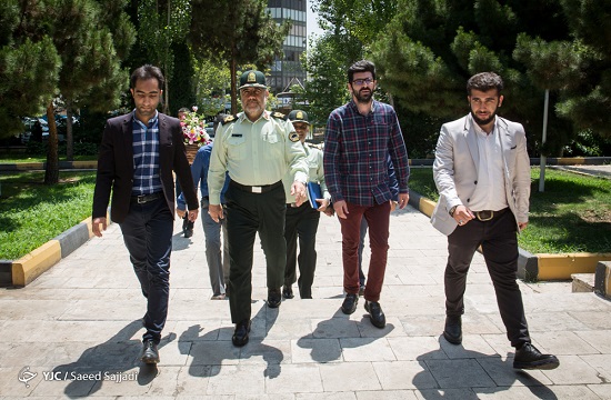 رئیس پلیس پایتخت از باشگاه خبرنگاران جوان بازدید کرد