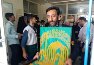 عیادت کاروان زیر سایه خورشید از بیماران خرمشهری