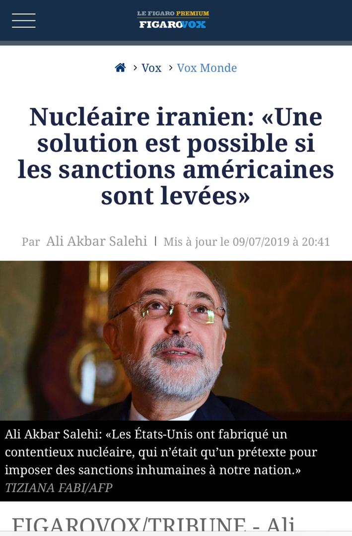 یکی از راه‌های کاهش تنش میان تهران و واشنگتن لغو تحریم‌های ضد ایرانی است