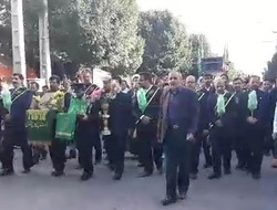راهپیمایی عفاف و حجاب با حضور کاروان زیر سایه خورشید در شهرضا + فیلم