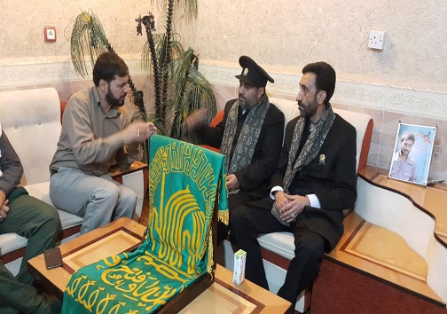 حضور خدام بارگاه امام رضا علیه الاسلام در آبادان +تصاویر