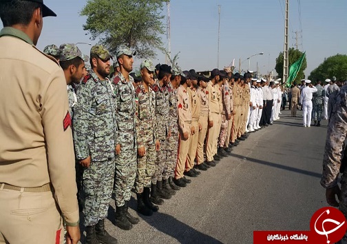 حضور خدام بارگاه امام رضا علیه الاسلام در آبادان +تصاویر