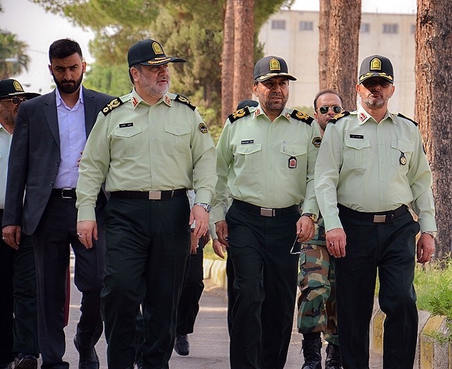 دیدار مسئولان استانی با فرمانده انتظامی استان کرمان