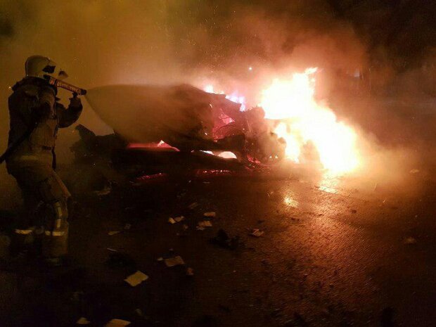 انفجارمواد منفجره ناشناس زیرصندلی راننده عامل انفجار خودروی سراتو