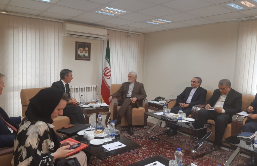 وزیر مشاور در امور خاورمیانه انگلیس&nbsp;با کمال خرازی دیدار کرد