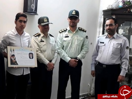 ابراز ارادت فرزند شهید مبارزه با مواد مخدر به رهبری + تصاویر