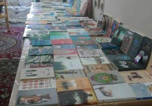 افتتاح نمایشگاه کتاب در روستای وانان