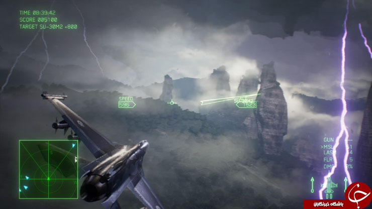 بررسی ace combat ۷:skies unknown