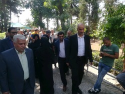 زیارت بقعه متبرکه قدمگاه رضوی توسط معاون وزیر کشور عراق در نیشابور