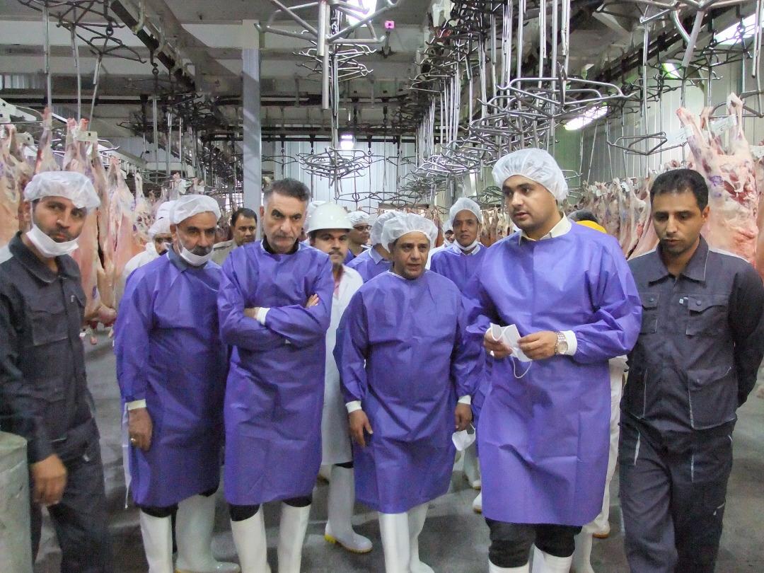 بازدید رئیس شبکه دامپزشکی مشهد از سالنهای ذبح دام بازدید رئیس شبکه دامپزشکی مشهد از سالنهای ذبح دام