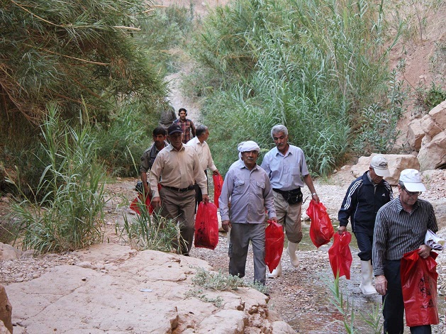 برگزاری اردوی پاکسازی رودخانه و غار زینگان