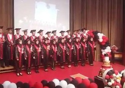 جشن فارغ تحصیلی دانشجویان دندانپزشکی در سنندج + فیلم