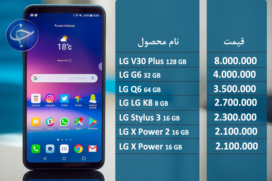 آخرین قیمت تلفن همراه در بازار (بروزرسانی ۲۲ تیر) +جدول
