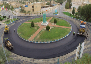 افزایش ۷۰ درصدی پخش آسفالت در بافق