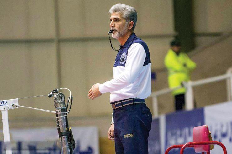 والیبال قهرمانی آسیا با قضاوت داور مشهدی