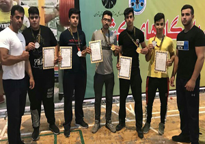 قهرمانی در مسابقات پاورلیفتینگ  کشور