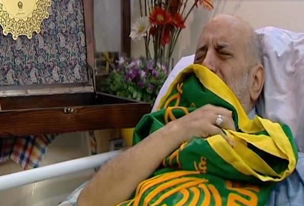 خادمان امام رضا (ع) به عیادت جمال شورجه رفتند + فیلم