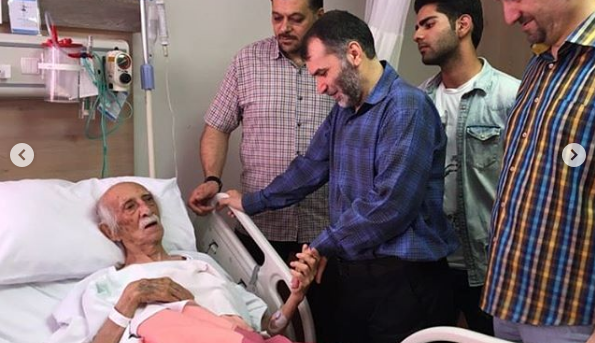 مسعود ده&zwnj;نمکی به ملاقات داریون اسد زاده رفت +تصویر