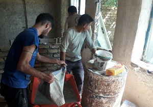 اعزام گروه جهادی بسیج سازندگی سپاه تاکستان به مناطق سیل زده