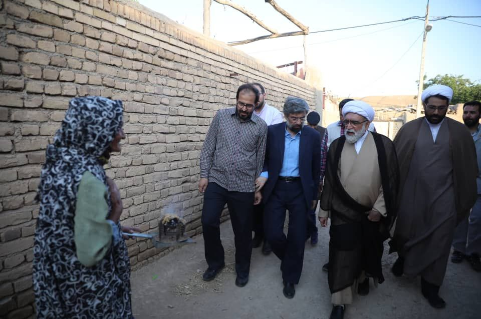 حضو‌ر تولیت آستان قدس در روستای محروم گوجگی خراسان رضوی