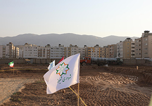 سالن مطالعه و نمایش در بلوار یاوران شرقی کلنگ زنی شد