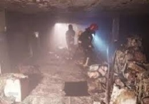 یک باب پلاسکو در پلدختر طعمه حریق شد
