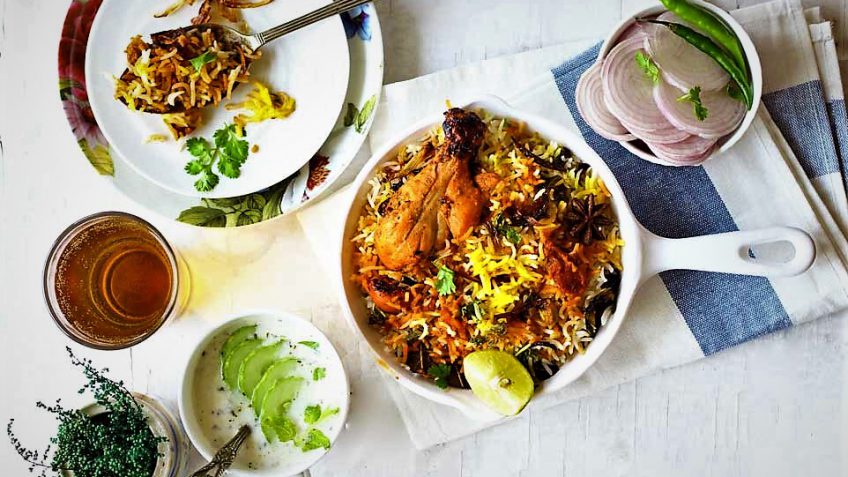طرز تهیه بریانی مرغ کویتی مخصوص شام