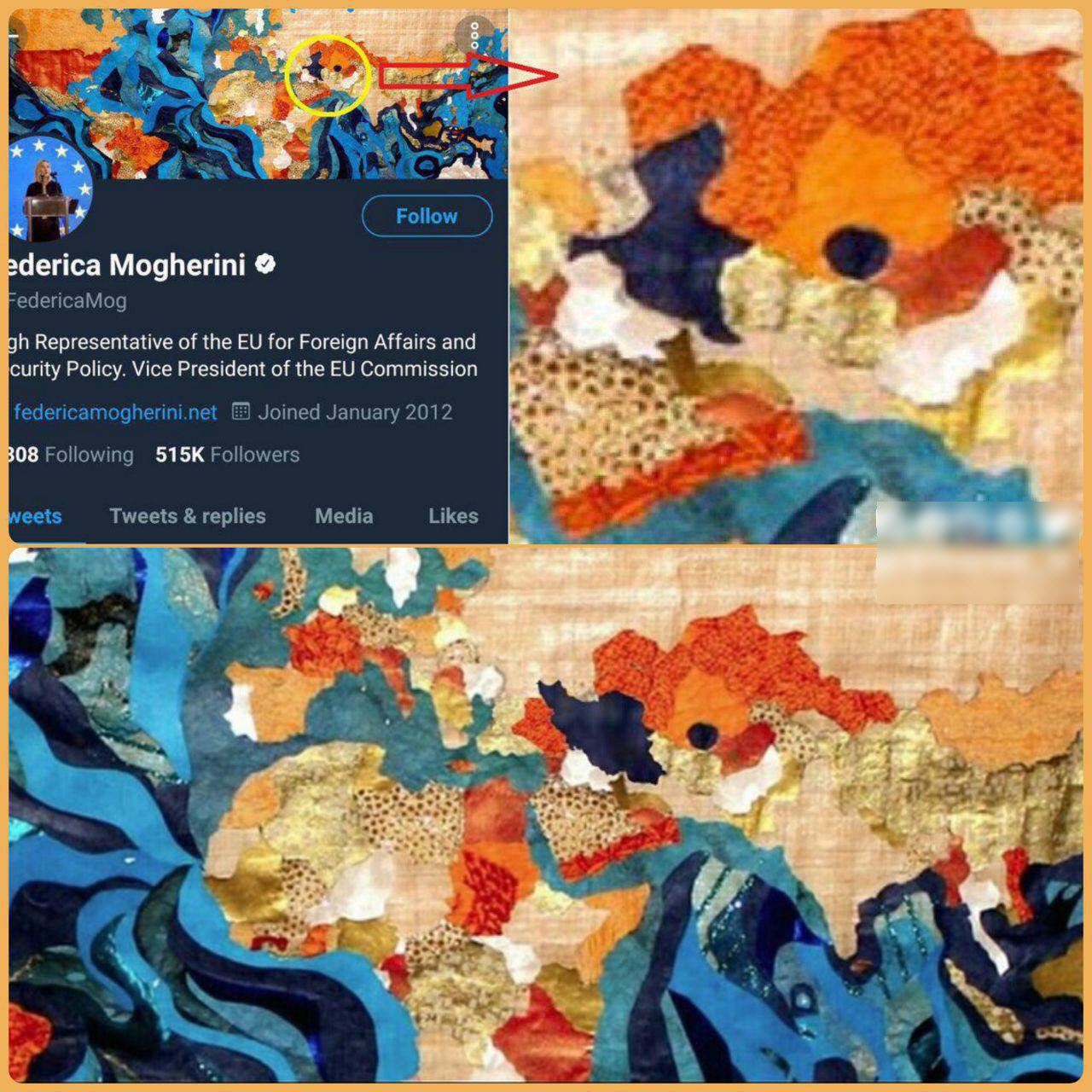 #موگرینی / آرزوی خاورمیانه جدید را به گور میبرید!  +تصاویر