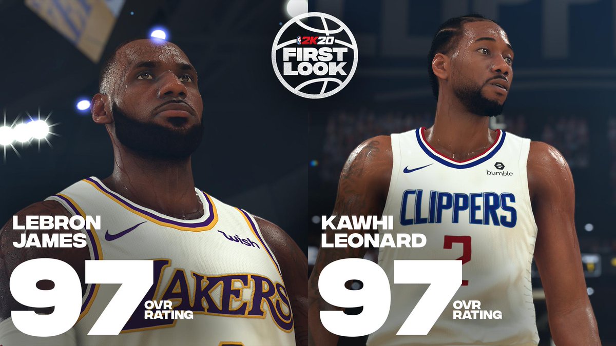 ۲۰ بازیکن برتر بازی NBA 2K20