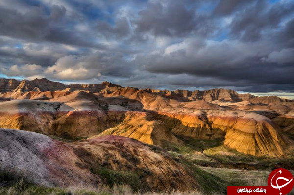 عکس منتخب نشنال جئوگرافیک از زیباترین غروب آفتاب در پارک ملی Badlands