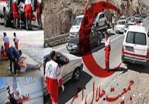 امداد رسانی به ۸ فقره حادثه در ۲۴ ساعت گذشته