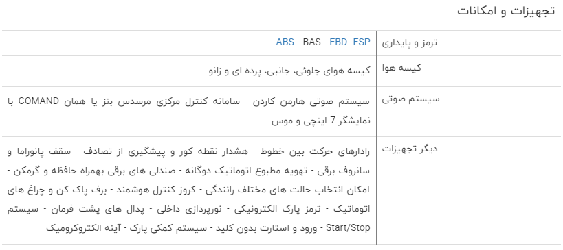 بررسی فنی بنز CLA۴۵ فول ۲۰۱۷ + مشخصات