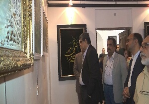 برپایی نمایشگاه آثار هنری پیشکسوتان شهرستان بیرجند