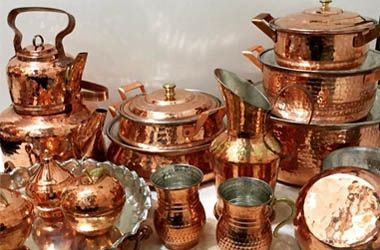 انواع ظروف مسی + قیمت