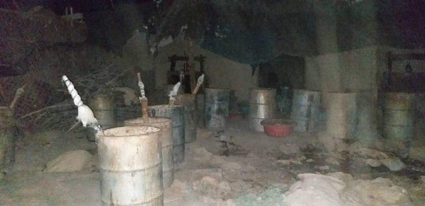 انهدام دو کارخانه بزرگ تولید مواد مخدر در هلمند