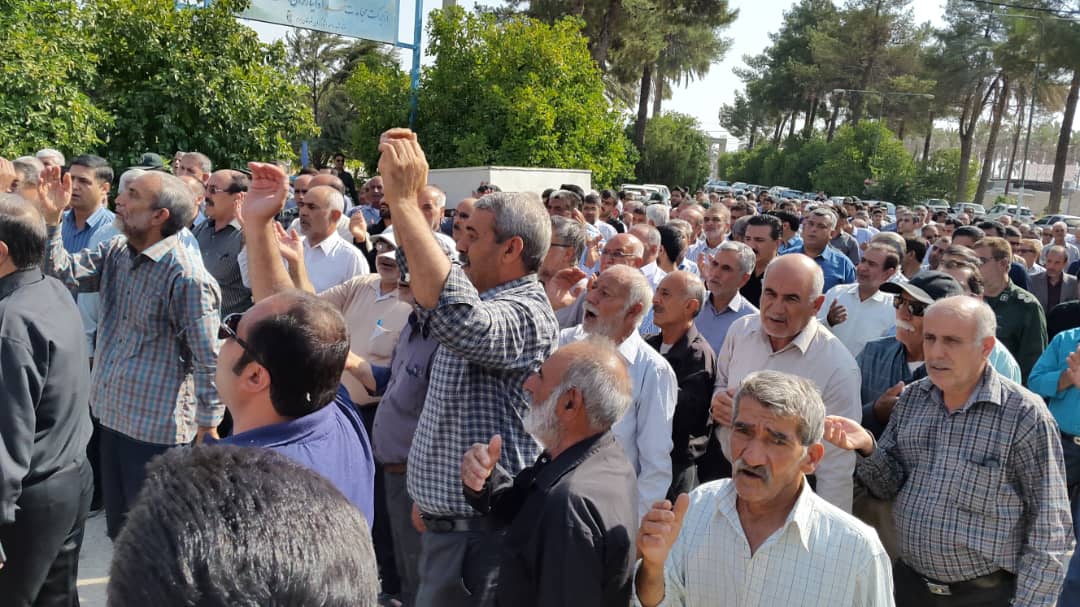 تشییع پیکر جانباز ۵۰ درصد در جهرم