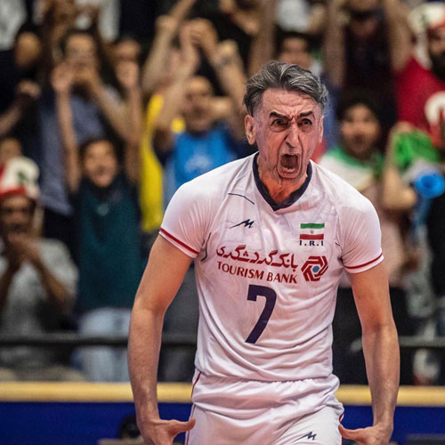 چالش پیری فدراسیون جهانی والیبال با والیبالیست&zwnj;های تیم ملی ایران + تصاویر