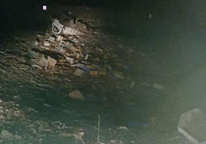 واژگونی تریلر حامل زنبور عسل در جاده اقلید
