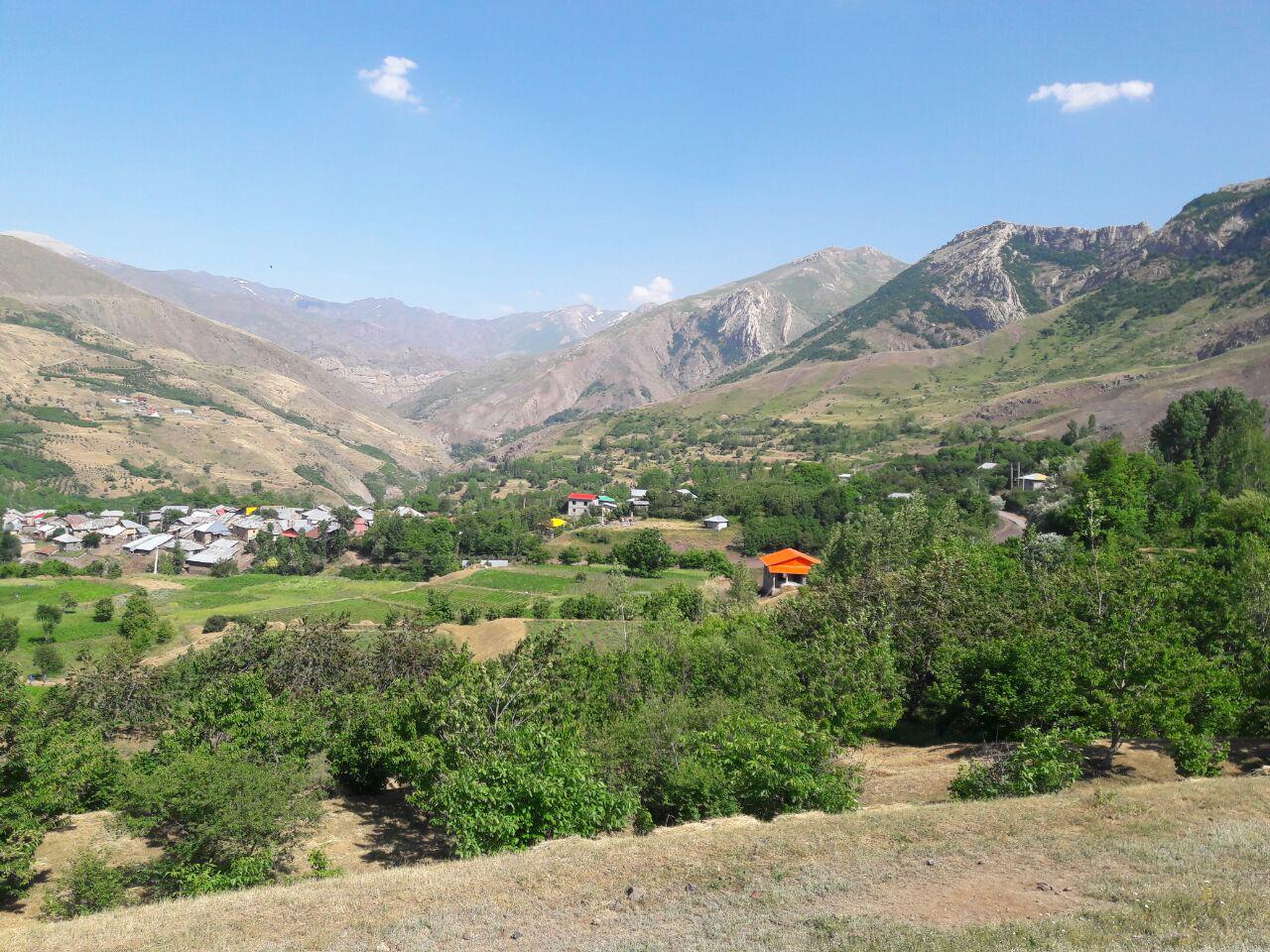 چشم‌اندازی از طبیعت تابستانی در روستای یازن + تصاویر