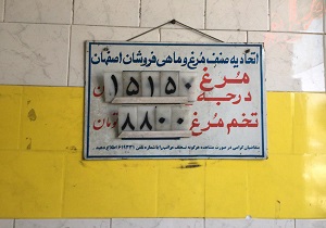 قیمت مرغ در اصفهان پر کشید