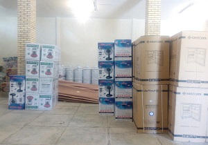بهره مندی زلزله زدگان مسجد سلیمان از ۲ هزار بسته کالای اساسی