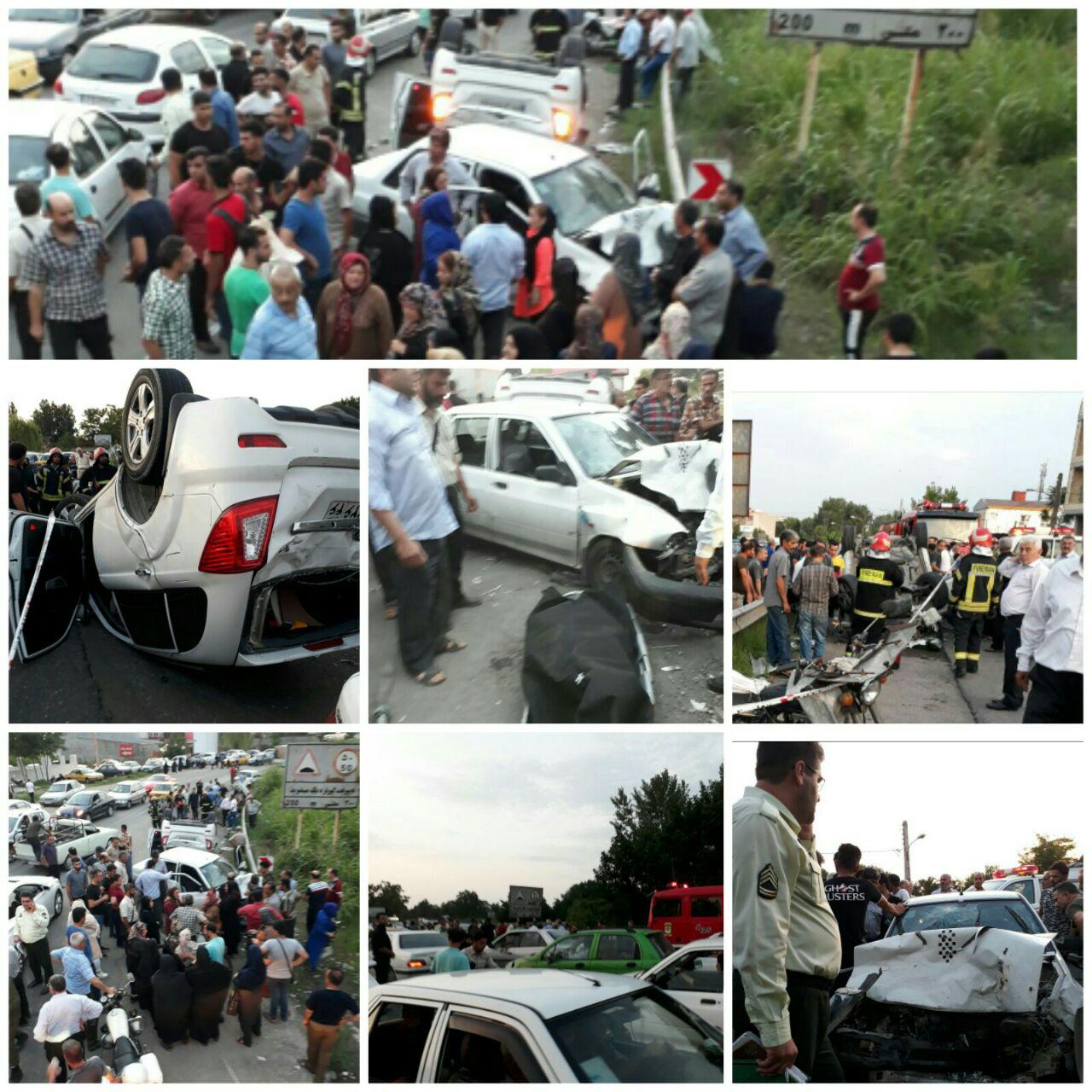تصادف مرگبار در جاده پیربازار رشت