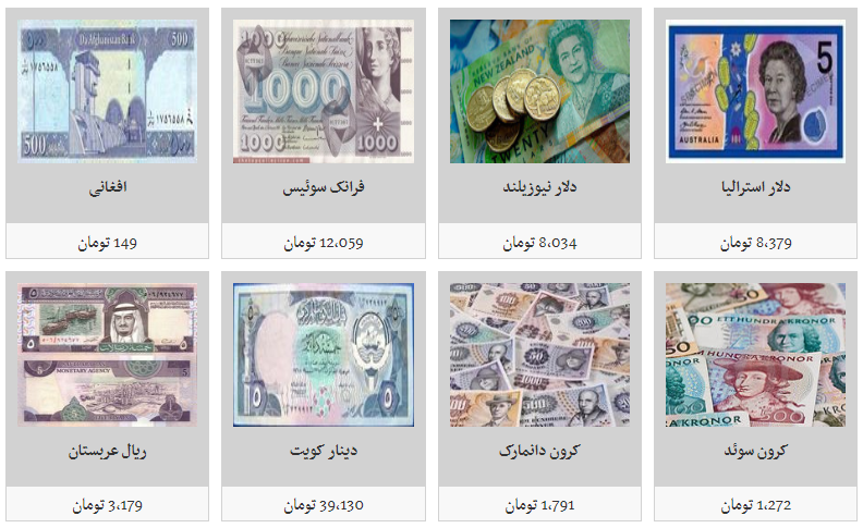 آخرین قیمت ارز&zwnj;ها در ۹۸/۴/۲۸/ دلار ۱۱ هزار و ۵۰۰ تومان معامله شد