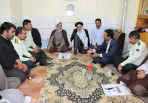 دیدار با خانواده شهید قربانعلی امیدی ارجنکی