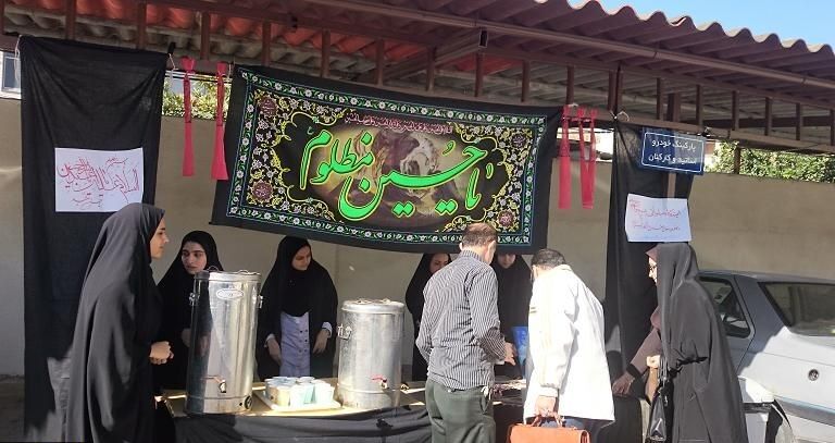 راه اندازی هشتمین ایستگاه صلواتی ثابت خدمتگزاران پیاده امام رضا (ع)