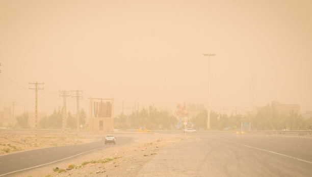 سرعت وزش باد در زابل به ۷۶ کیلومتر بر ساعت رسید
