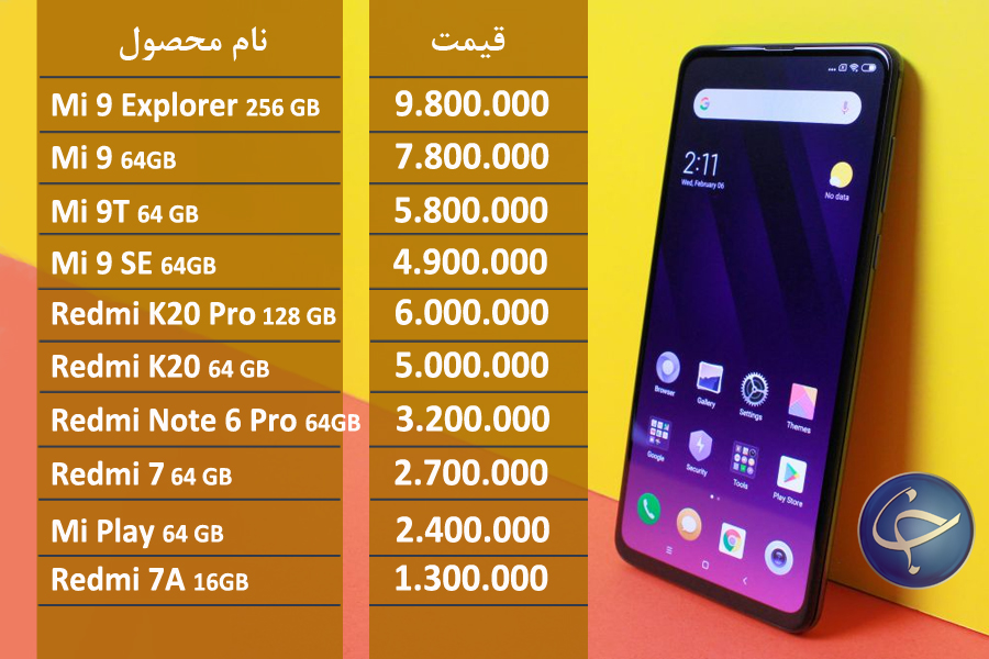 آخرین قیمت تلفن همراه در بازار (بروزرسانی ۳۰ تیر) +جدول