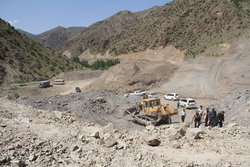پیشرفت ۲۵ درصدی راه روستایی بهرام آباد- بندول در سروآباد